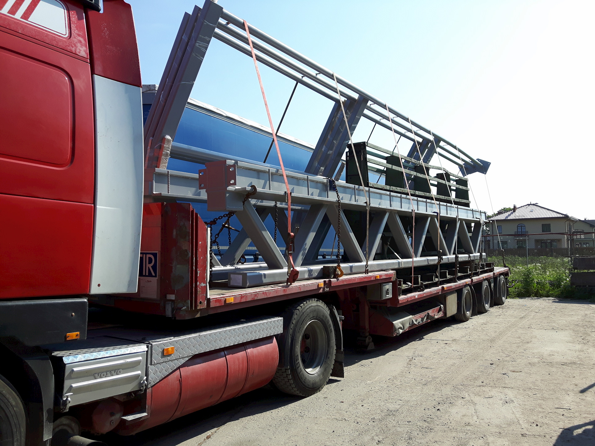 транспортировака металлоконструкций на объект